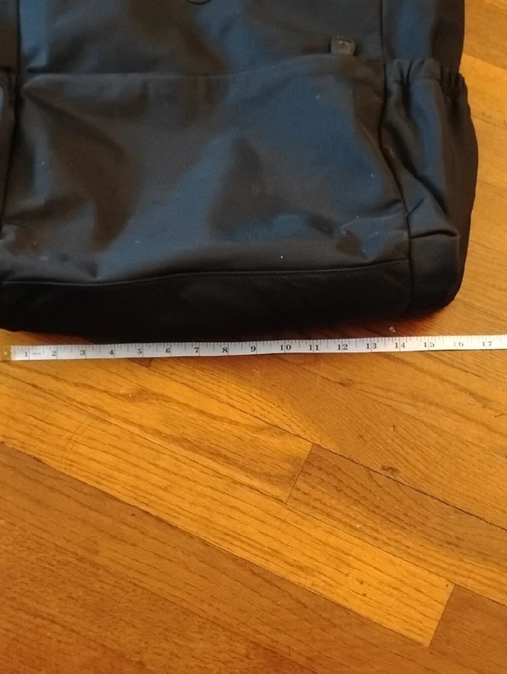 Tory Burch Black Nylon Tote with Logo Medallion